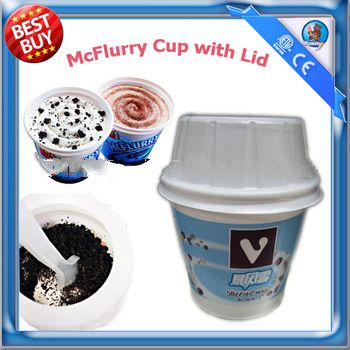 disposable Mcflurry <font color='red'>Cup</font> with Lid