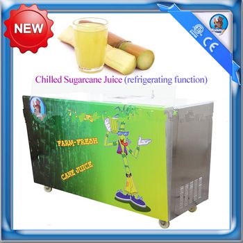 refrigerated sugarcane juice machine with storage