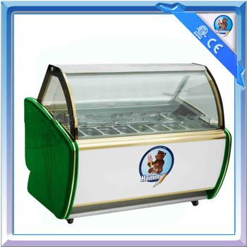 gelato display cabinet