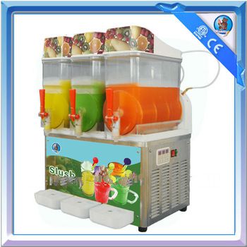 3 tank frozen slush machine