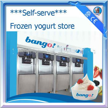 frozen yogurt machine for self-serve store