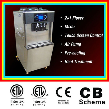 yogurt ice cream machine and frozen yogurt maker with CE UL certificate