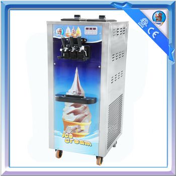 small capacity soft ice cream machine