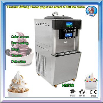 (<font color='red'>NSF</font> ETL <font color='red'>CE</font> certificate)Frozen <font color='red'>yogurt</font> soft ice cream serve <font color='red'>machine</font> HM729