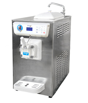 Frozen yoghurt/ice cream maker with small model
