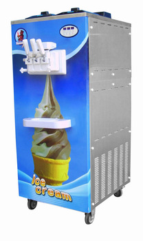 Lower capacity ice cream machine