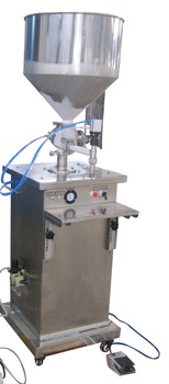 One shot filling ice cream machine