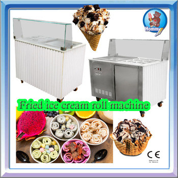 Fried ice cream roll machine