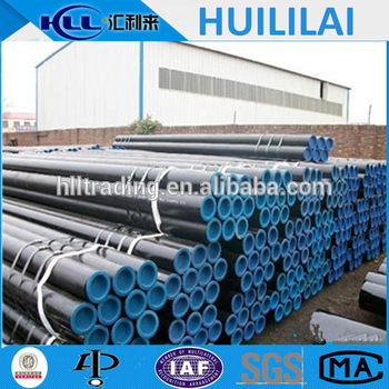 black sch40 astm a106 seamless steel pipe