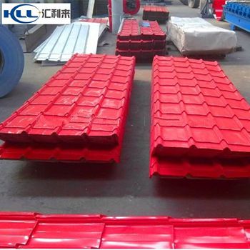 YX25-305-970 corrugated steel flat roofing tile prices