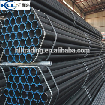 black steel Astm A106 sch 40 seamless carbon steel pipe
