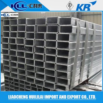 hot dip galvanized rectangular/square pipe for mechanical,construction, steel structure