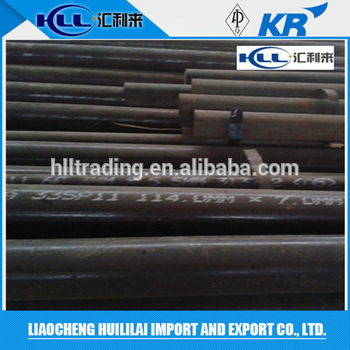 black painting Surface Treatment astm a226 carbon seamless steel pipe