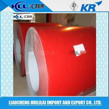 HLL color coated ppgi ral 9012, ppgi prepainted galvanized steel coil/roofing sheet