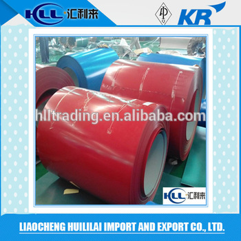HLL color coated ppgi ral 9012, ppgi prepainted galvanized steel coil/roofing sheet