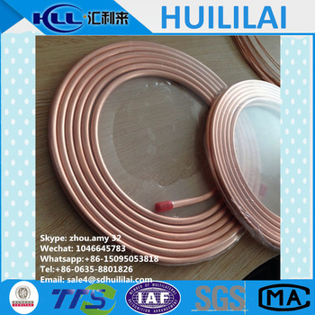 Copper tube pancake coil and straight pipe /R220 , R290