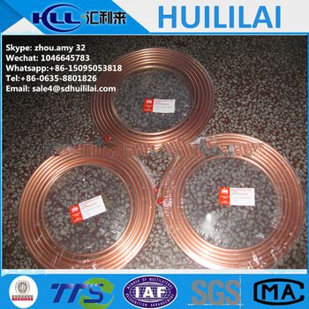 copper pipe price meter, straight copper pipe, pankcake coil copper pipe