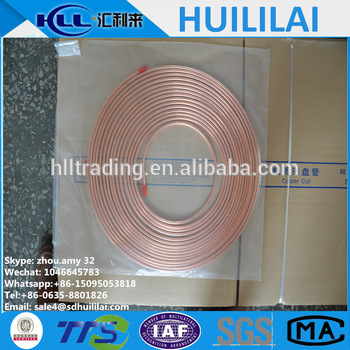 pancake coil copper tube ASTM B280/JIS H3300