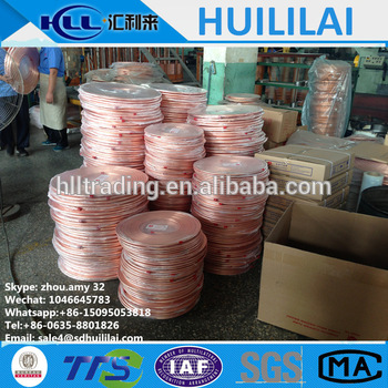 pancake coil copper tube ASTM B280/JIS H3300