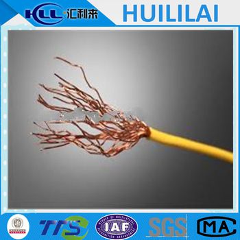 1.5mm 2.5mm 4mm 6mm Electric Copper Conductor PVC Coated Wire for House Wiring Cable