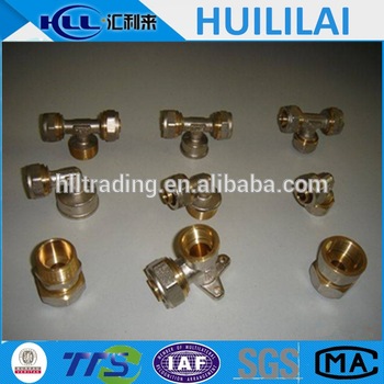 cross copper pipe fitting