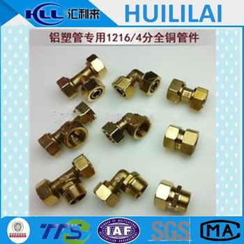 air conditioner copper pipe fittings pluming with 180 degree elbow
