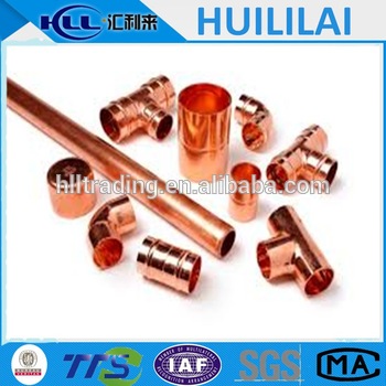 air conditioner copper pipe fittings pluming with 180 degree elbow