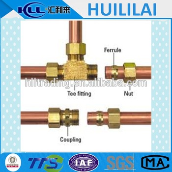 cross copper press fittings for air conditioner