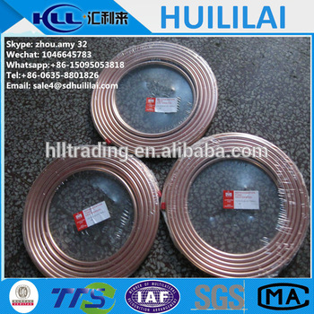 ASTM C12200 Pancake Copper Tube in Coil
