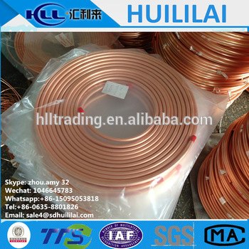 ASTM C12200 Pancake Copper Tube in Coil