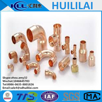 ANSI/ASME B16.22 copper y fittings for Refrigeration and Air Conditioning.