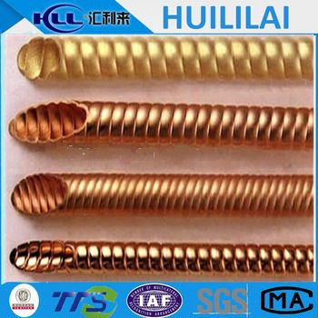 C12200 straight inner grooved hard drawn copper tube for construction water
