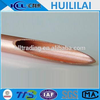 C12200 hard drawn inner grooved copper tube for construction water