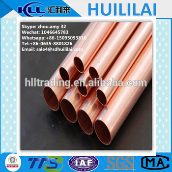Straight AC copper pipe price per meter