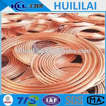 china C12200 pure pancake air conditioner tube coil for sale