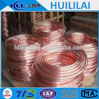 best quality pancake coil copper pipe copper tube with end caps from Huililai