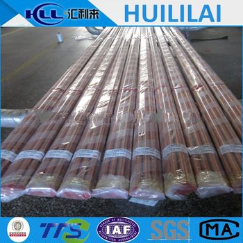99.99% pure copper pipe tube price per kg with plastic cover for gas water heater