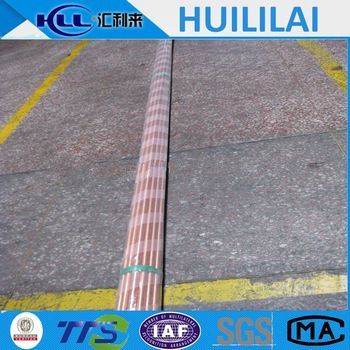 99.99% pure copper pipe tube price per kg with plastic cover for gas water heater