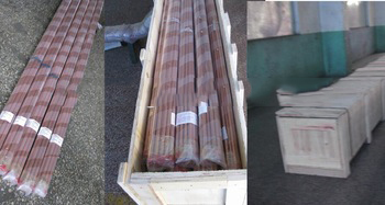 99.99% pure copper pipe tube price per kg with plastic cover for gas water heater