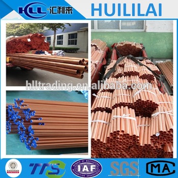 99.99% pure straight refrigerator copper pipe for central air conditione