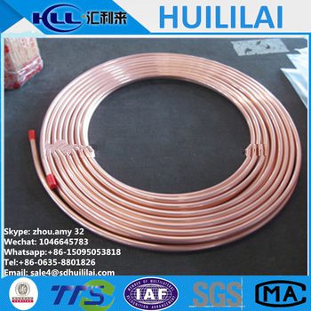split air conditioner copper pipe using for colling system