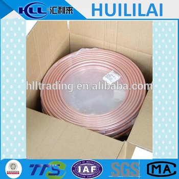 99.99% pure pancake coil copper pipe tube for sale