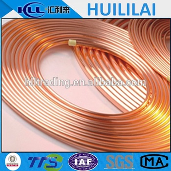 99.99% pure pancake coil copper pipe tube for sale