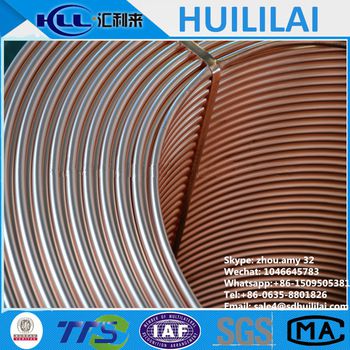 LWC copper tube/pipe in ASTM B280 C12200 for air condition or refrigerator