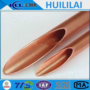 T2 T3 inner grooved copper tube