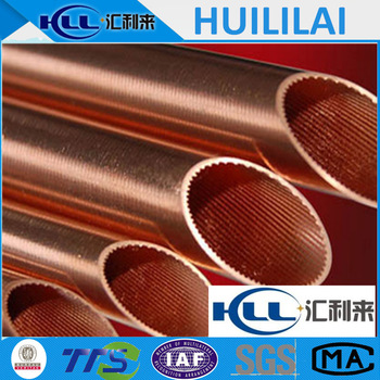 T2 T3 inner grooved copper tube