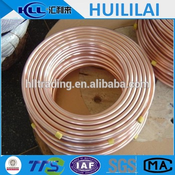 pancake coil refrigerator copper pipe with big thickness