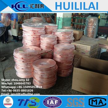 Not Easily Oxidized Pancake Copper Coil Pipe Tube For Air Conditoner Low Price