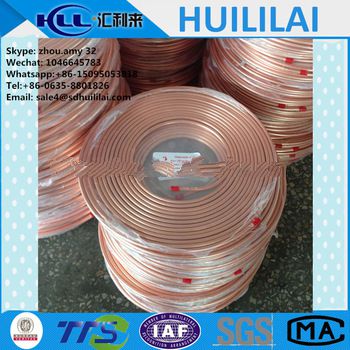 Not Easily Oxidized Pancake Copper Coil Pipe Tube For Air Conditoner Low Price