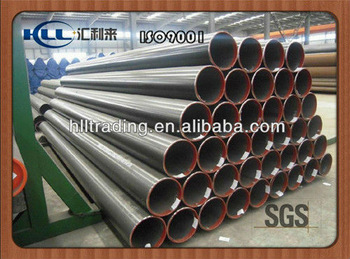 high quality mild steel tube weight/ ERW ASTM A106/A53